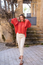 Blouse Stella Terracotta