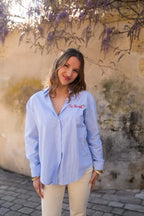 Chemise St. Barth Bleue