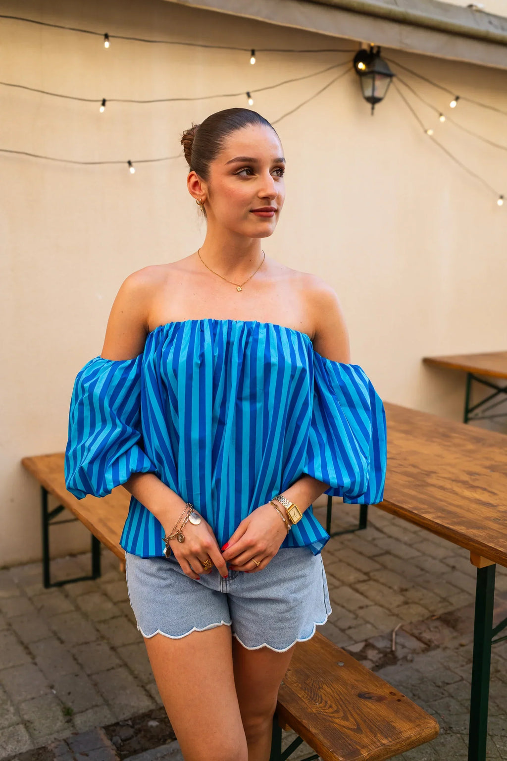 Blouse Cora Bleue