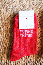 Chaussettes Copine Chérie Rouges