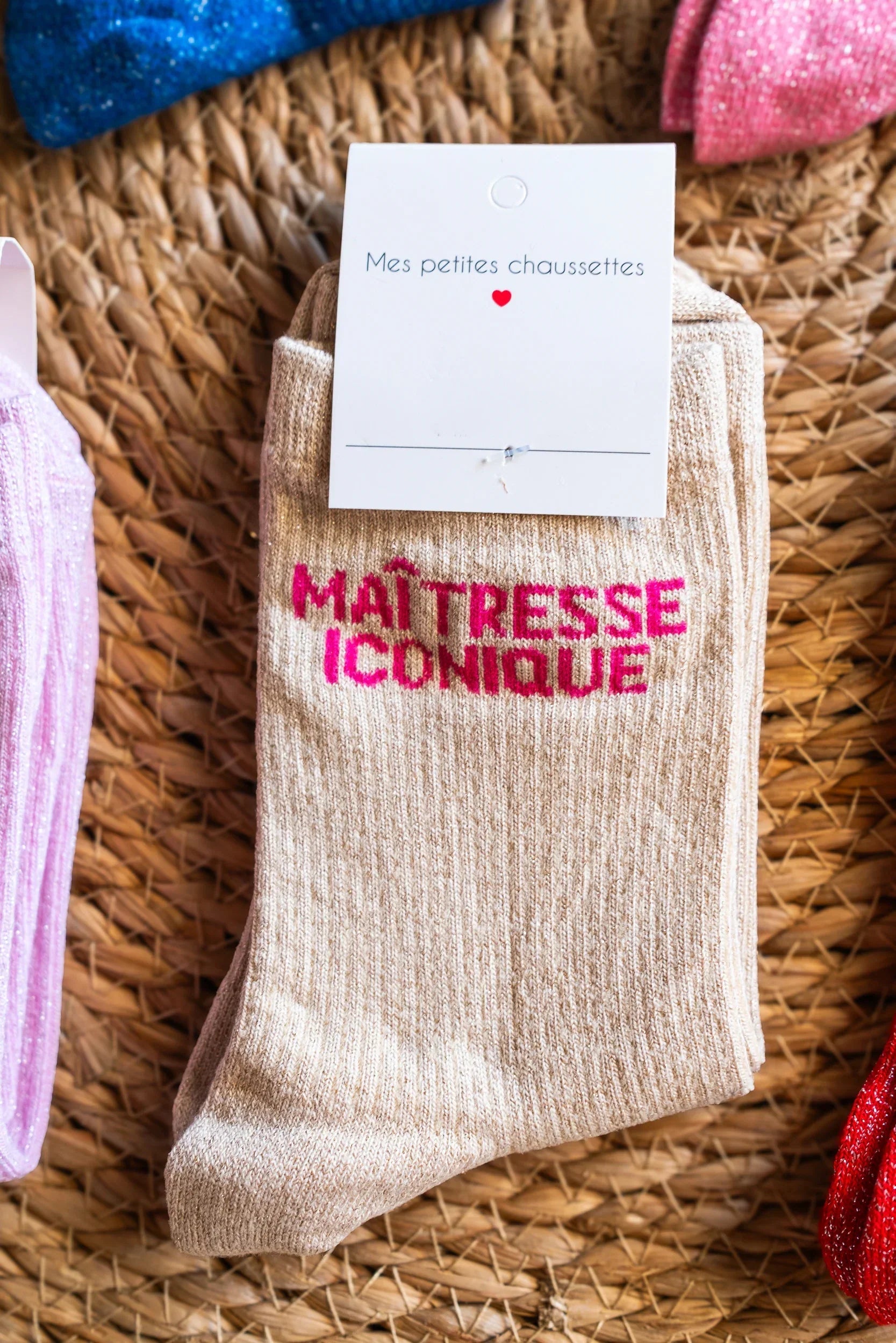 Chaussettes Maîtresse Iconique Beiges