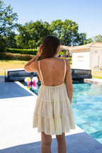 Robe Charline Courte Jaune