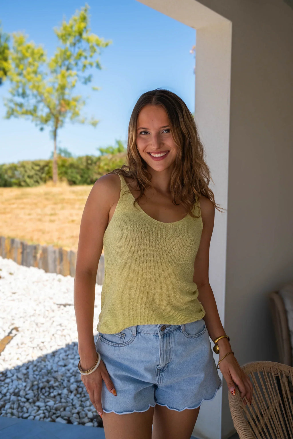 Débardeur Liana Jaune