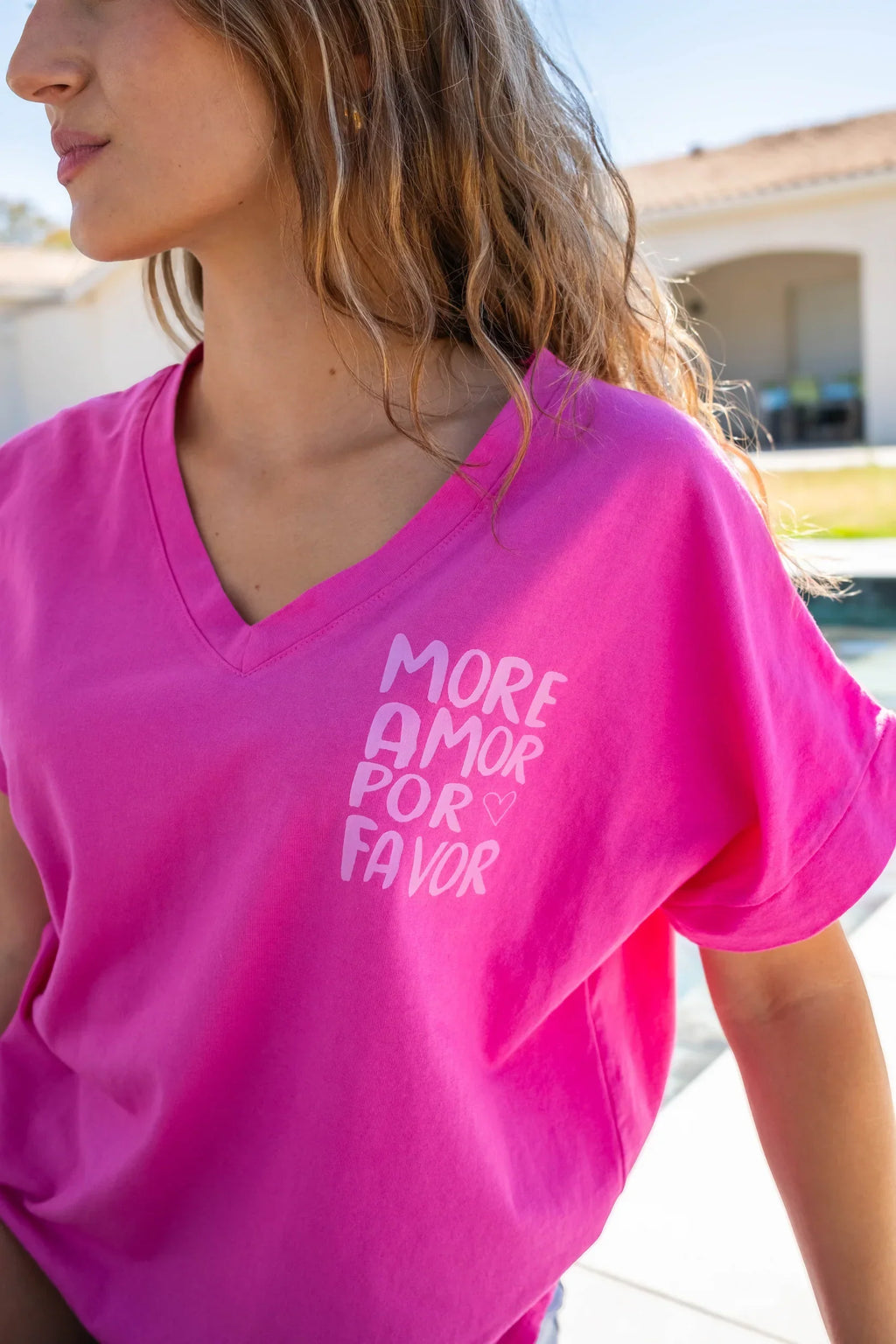 T-Shirt More Amor Rose