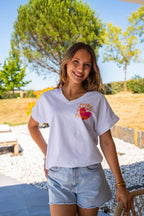 T-Shirt More Amor Écru
