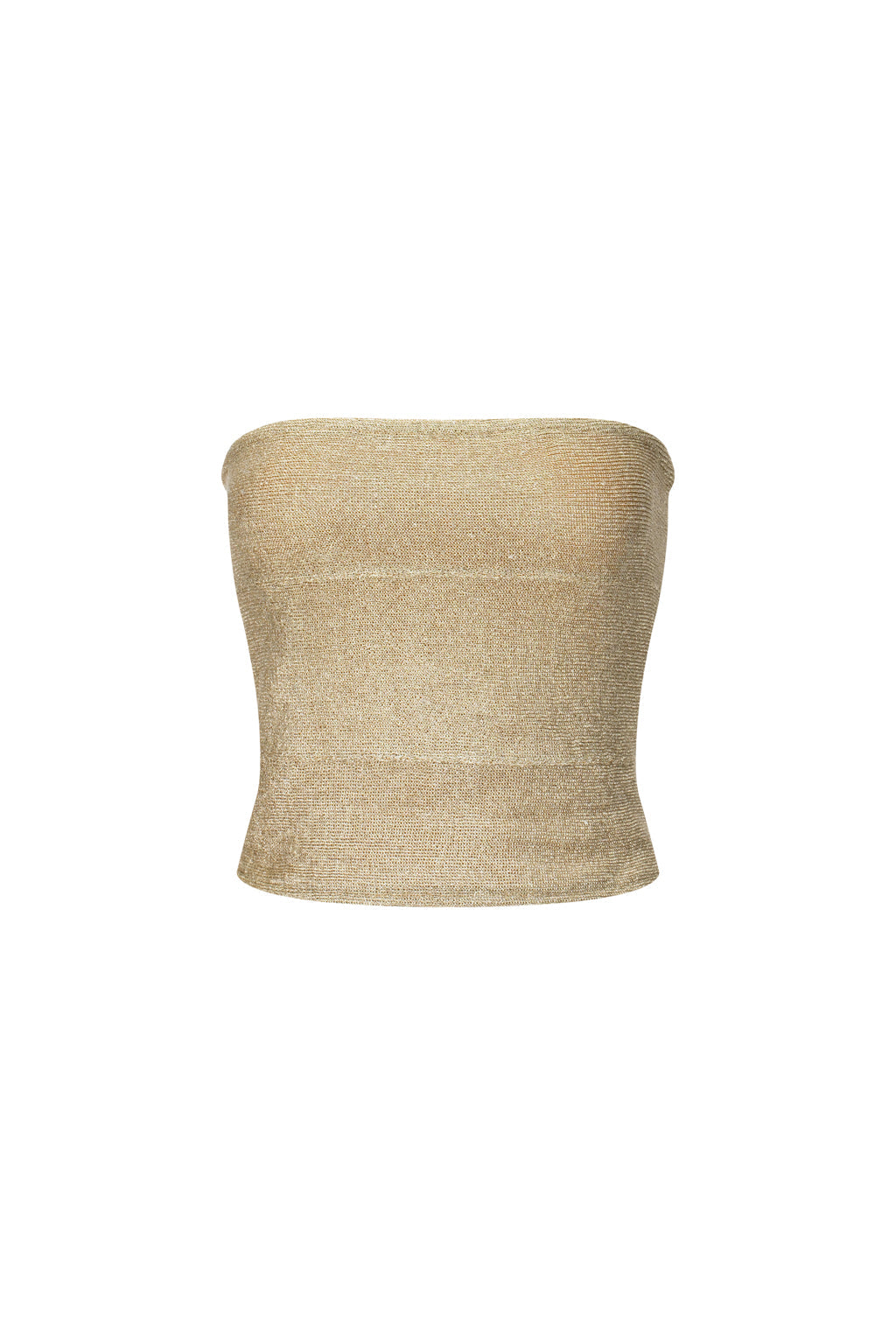 Corset À Lacets En Maille - Métallique