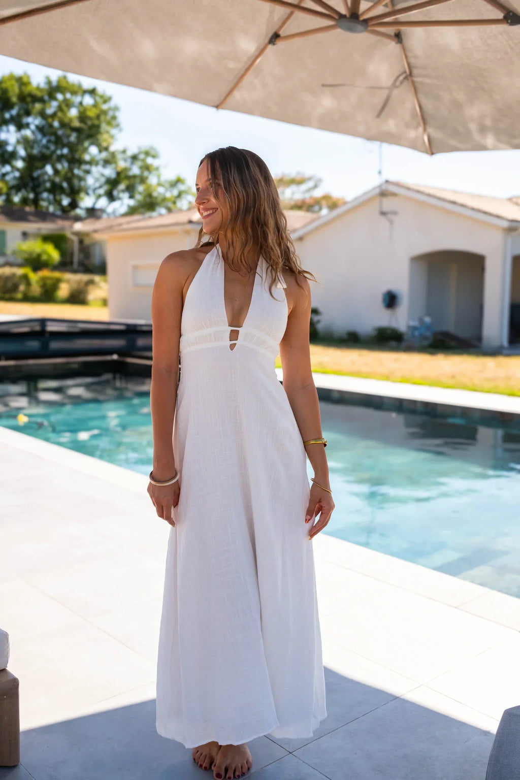 Robe Raquel Écru