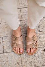 Mules Gilda Tan