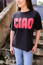 T-Shirt Ciao Noir