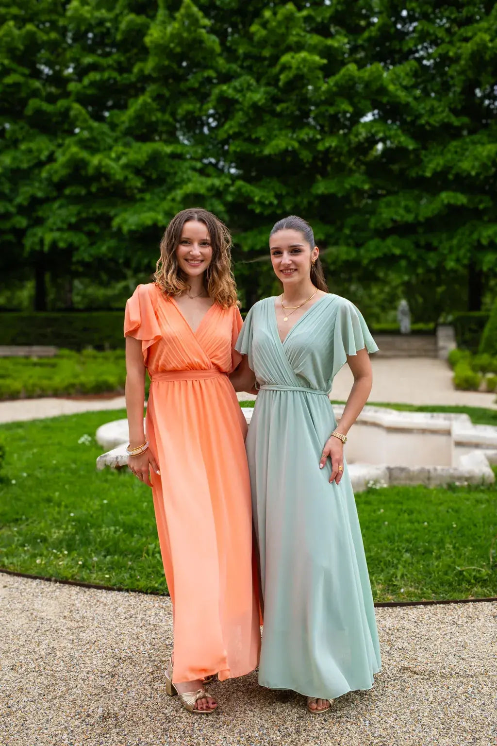 Robe Mila Longue Pêche