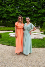 Robe Mila Longue Pêche