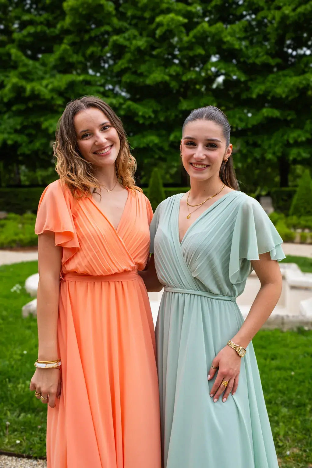Robe Mila Longue Pêche