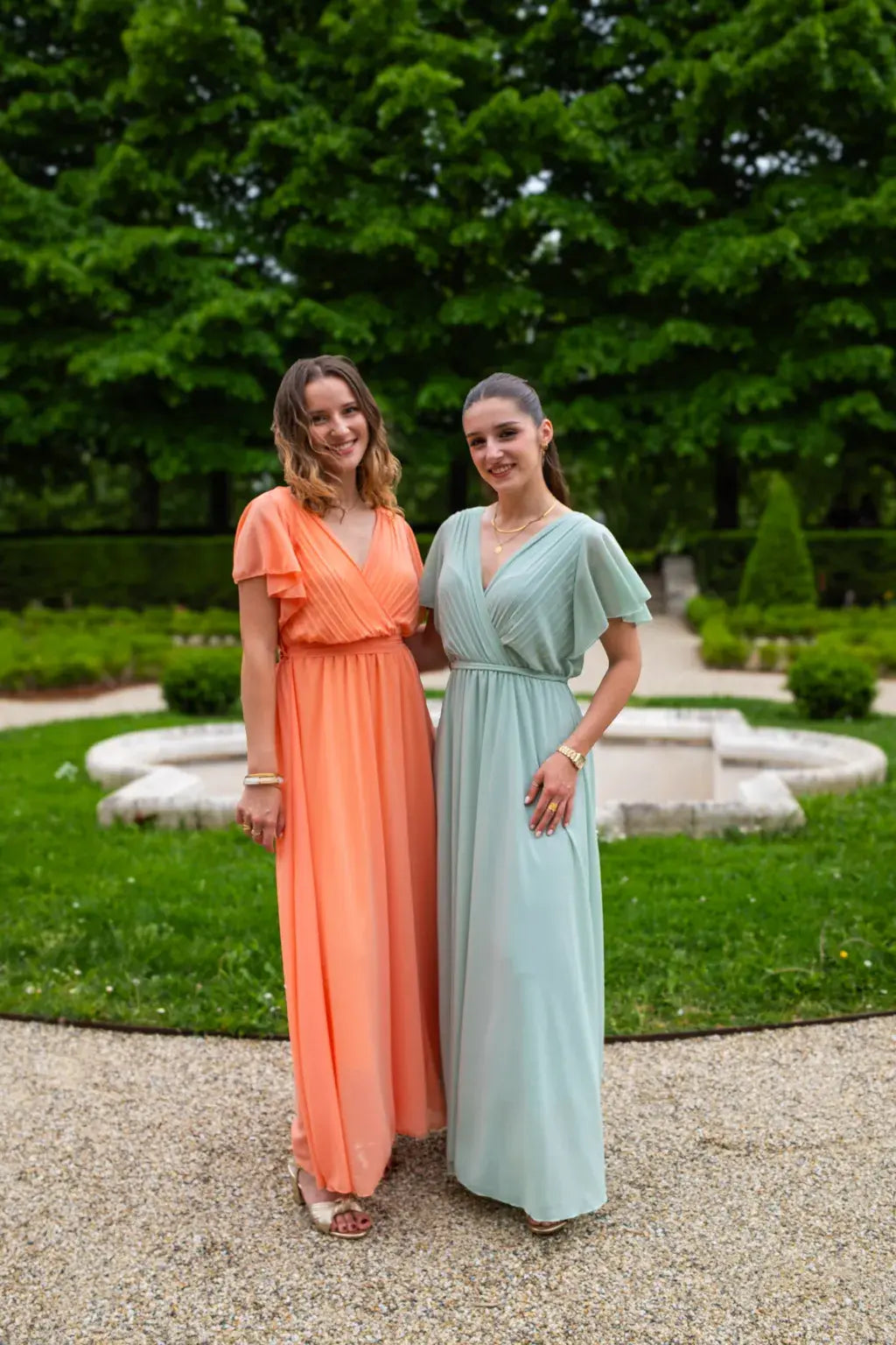 Robe Mila Longue Pêche