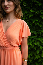 Robe Mila Longue Pêche