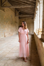 Robe Mila Longue Rose