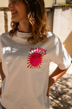 T-Shirt Happy Écru