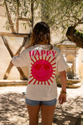 T-Shirt Happy Écru