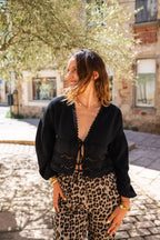 Blouse Clémentine Noire