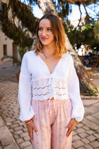 Blouse Clémentine Blanche