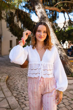 Blouse Clémentine Blanche