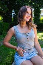 Top Calie Gris