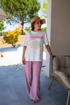 Pantalon Eline Rose
