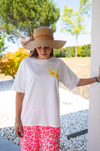 T-Shirt El Sol El Mar Écru
