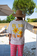 T-Shirt El Sol El Mar Écru