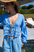 Blouse Clémentine Bleue