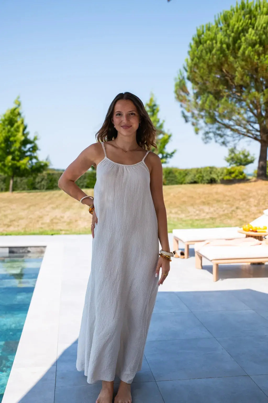 Robe Salia Beige