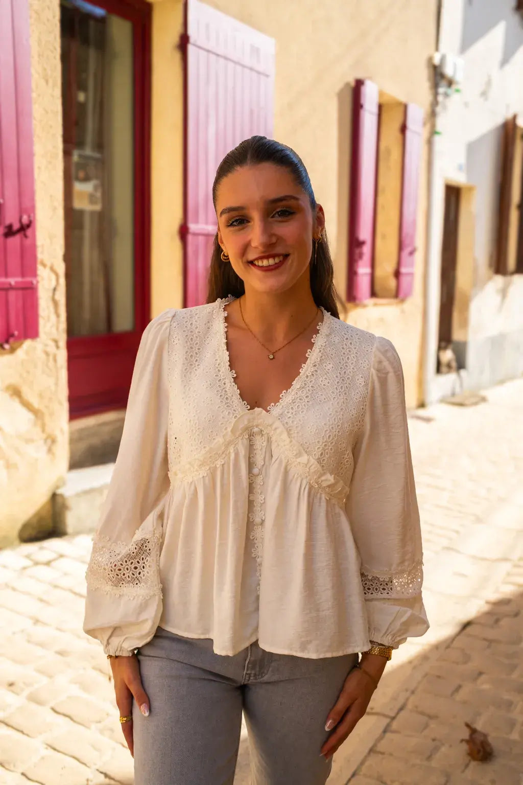 Blouse Balya Écru