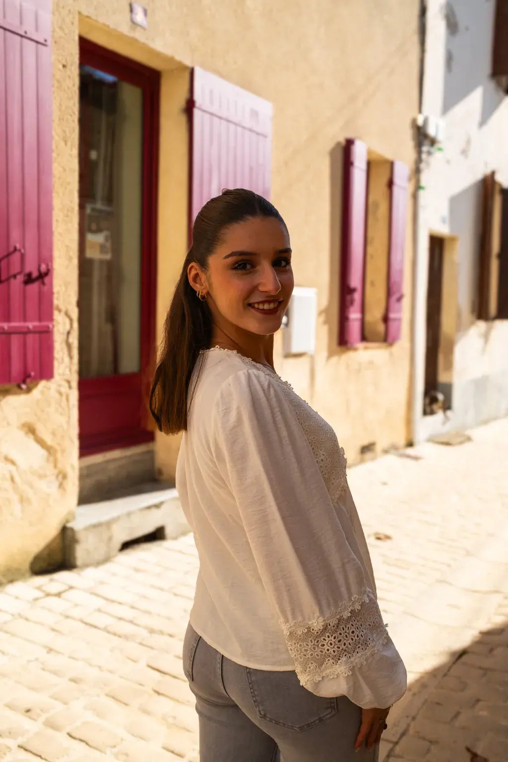 Blouse Balya Écru