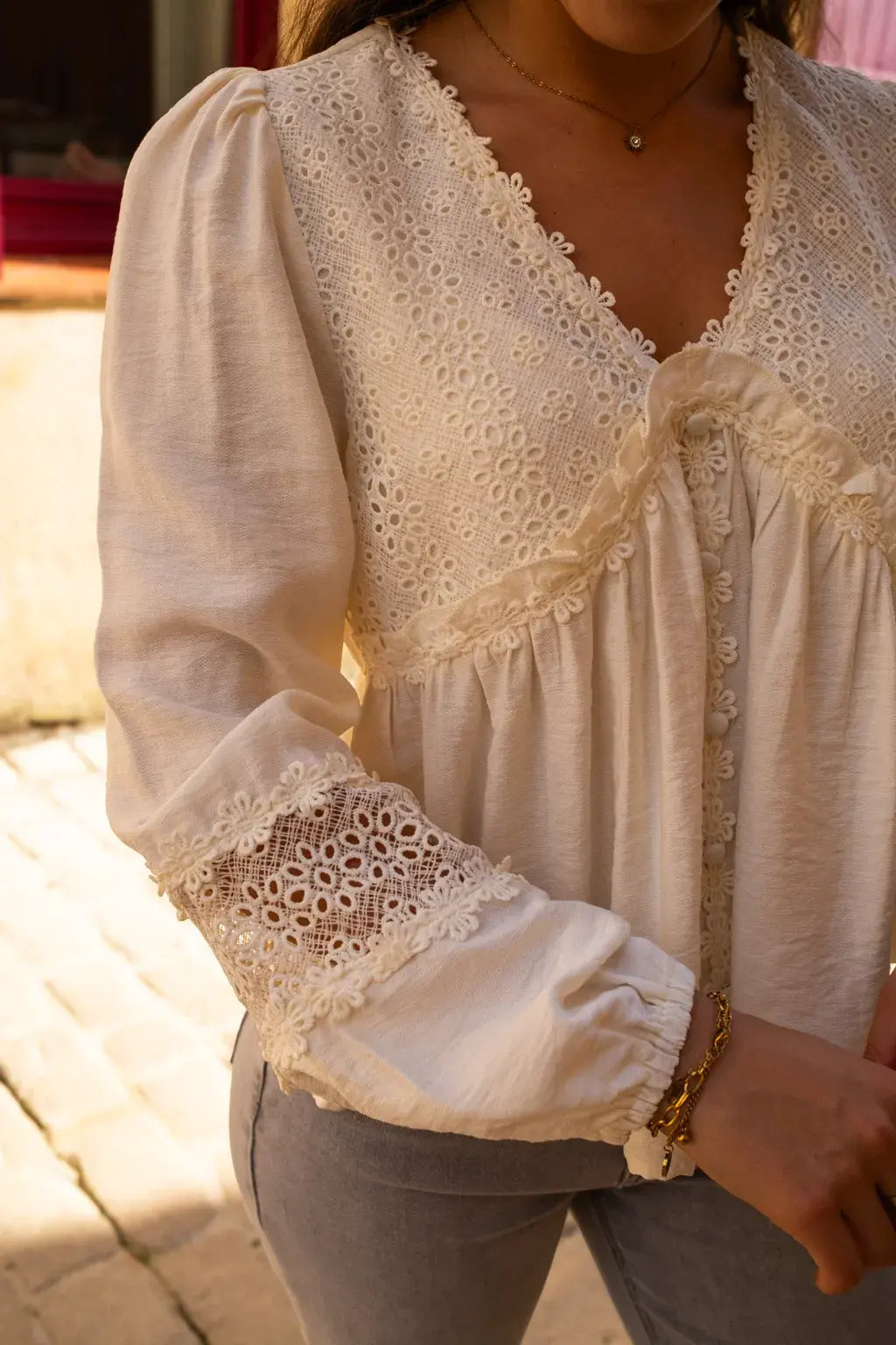 Blouse Balya Écru