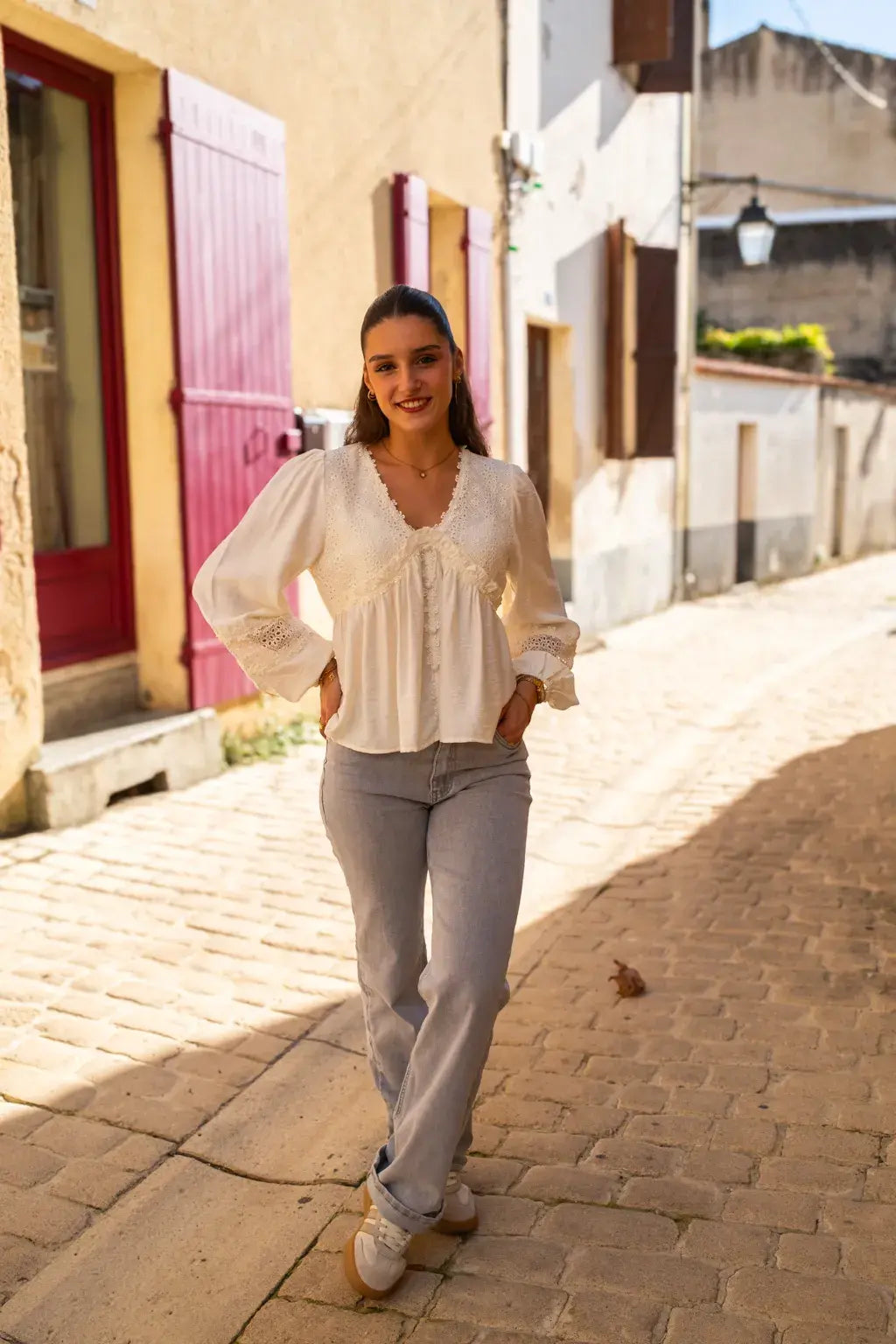 Blouse Balya Écru