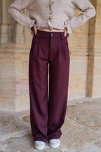 Pantalon Maria Bordeaux