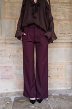 Pantalon Maria Bordeaux