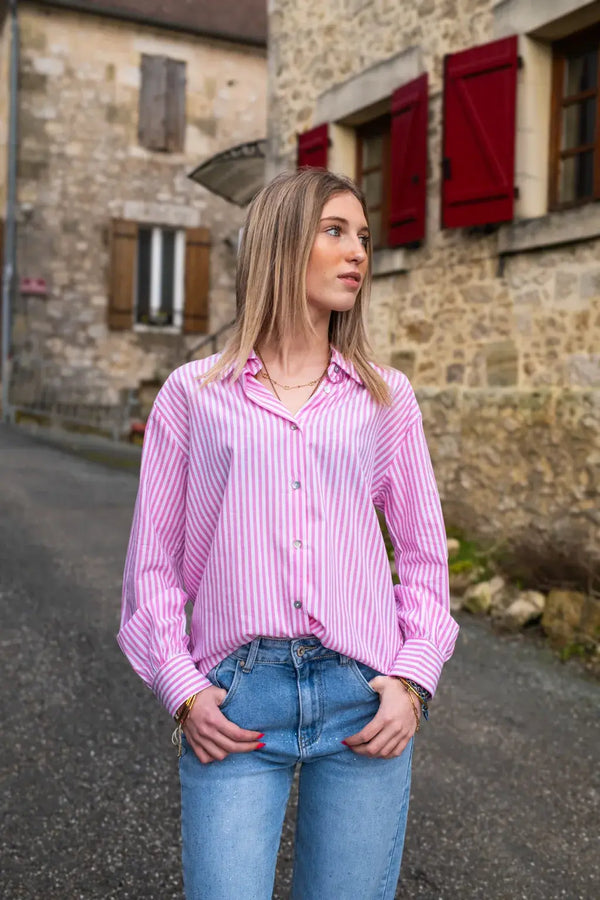 Chemise Angy Rose
