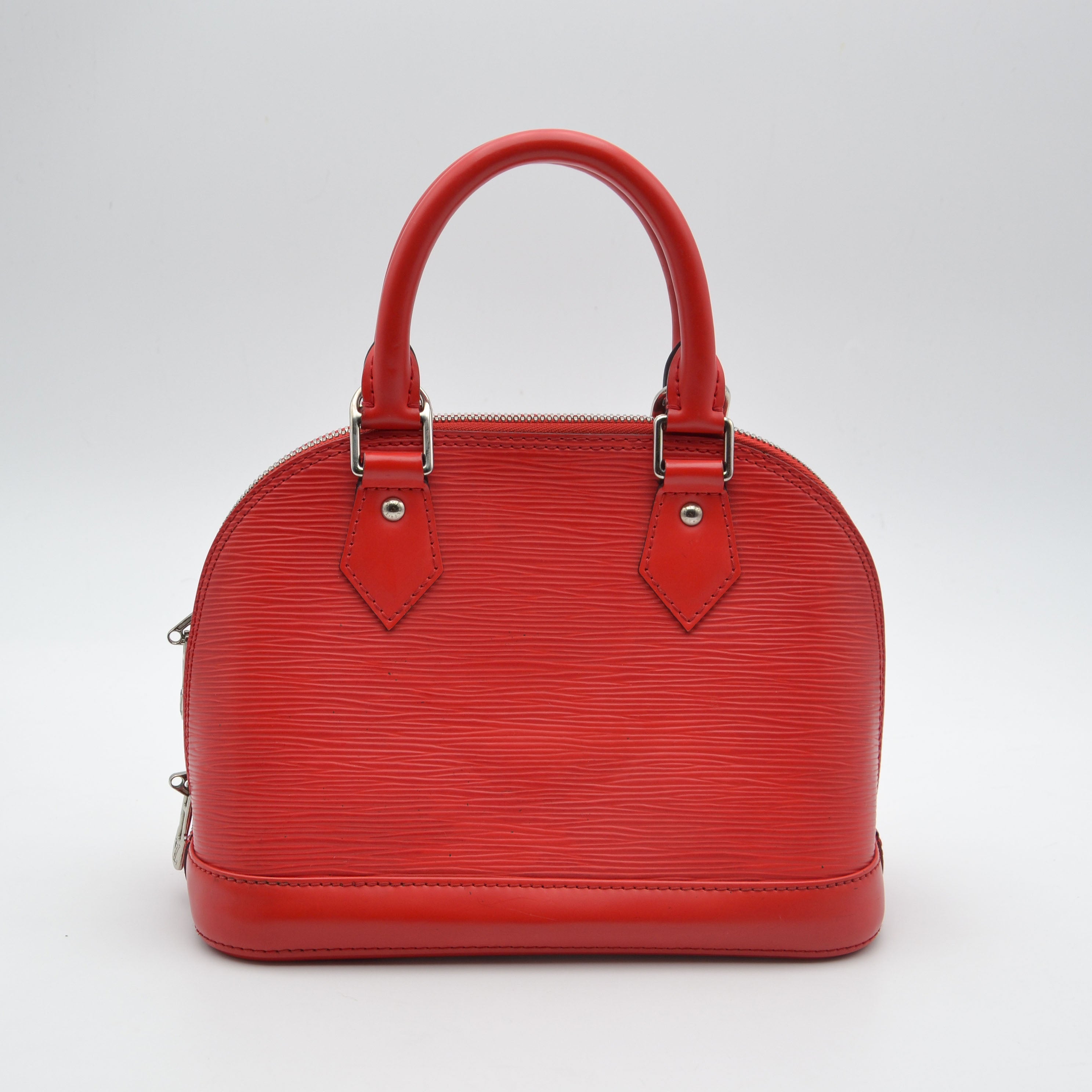 Louis Vuitton Alma Bb Cuir Épi Coquelicot