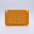 Goyard Plumet Pocket Wallet Goyardine Jaune Soleil