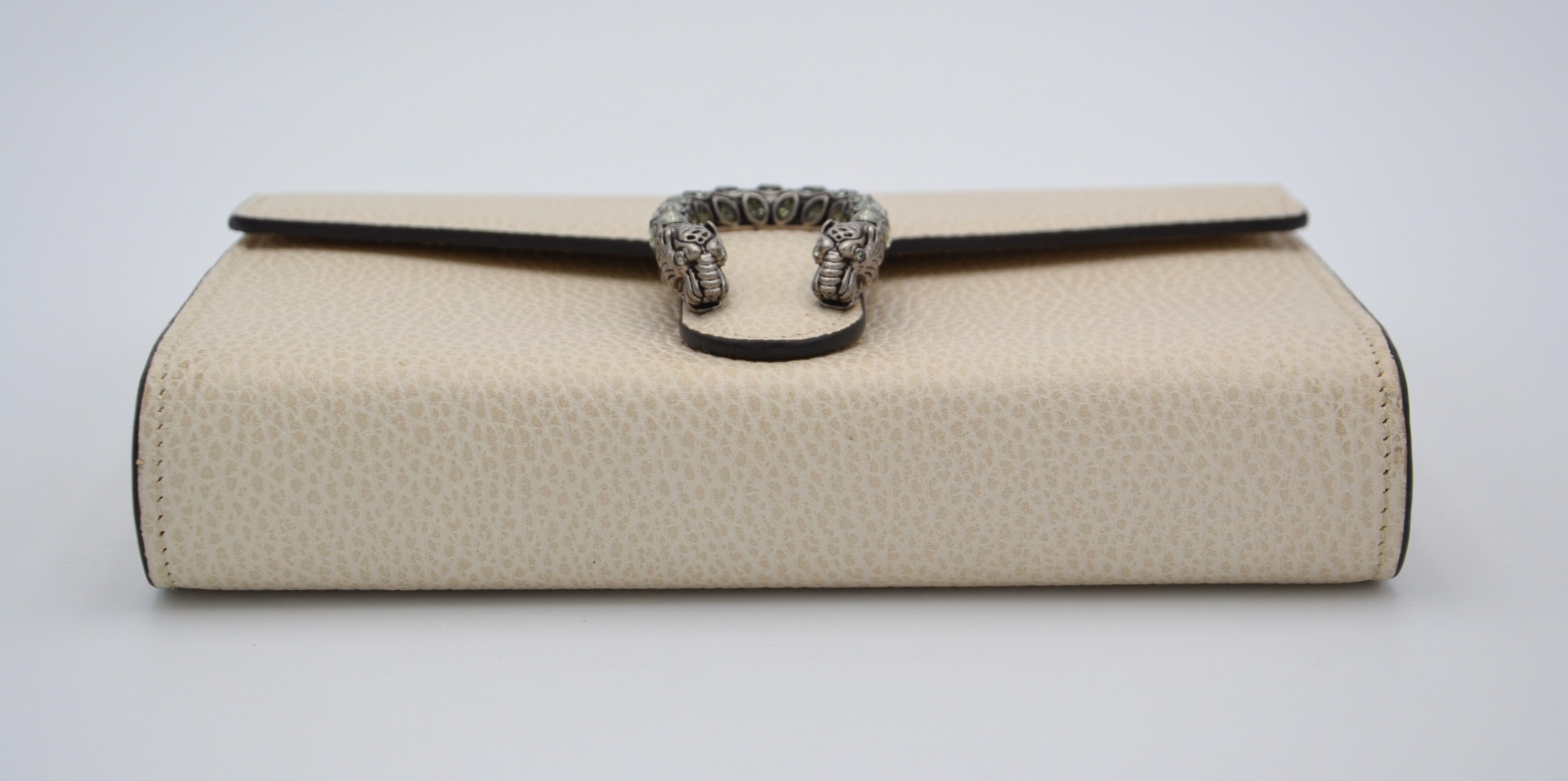 Dionysus Wallet On Chain Gucci Blanc