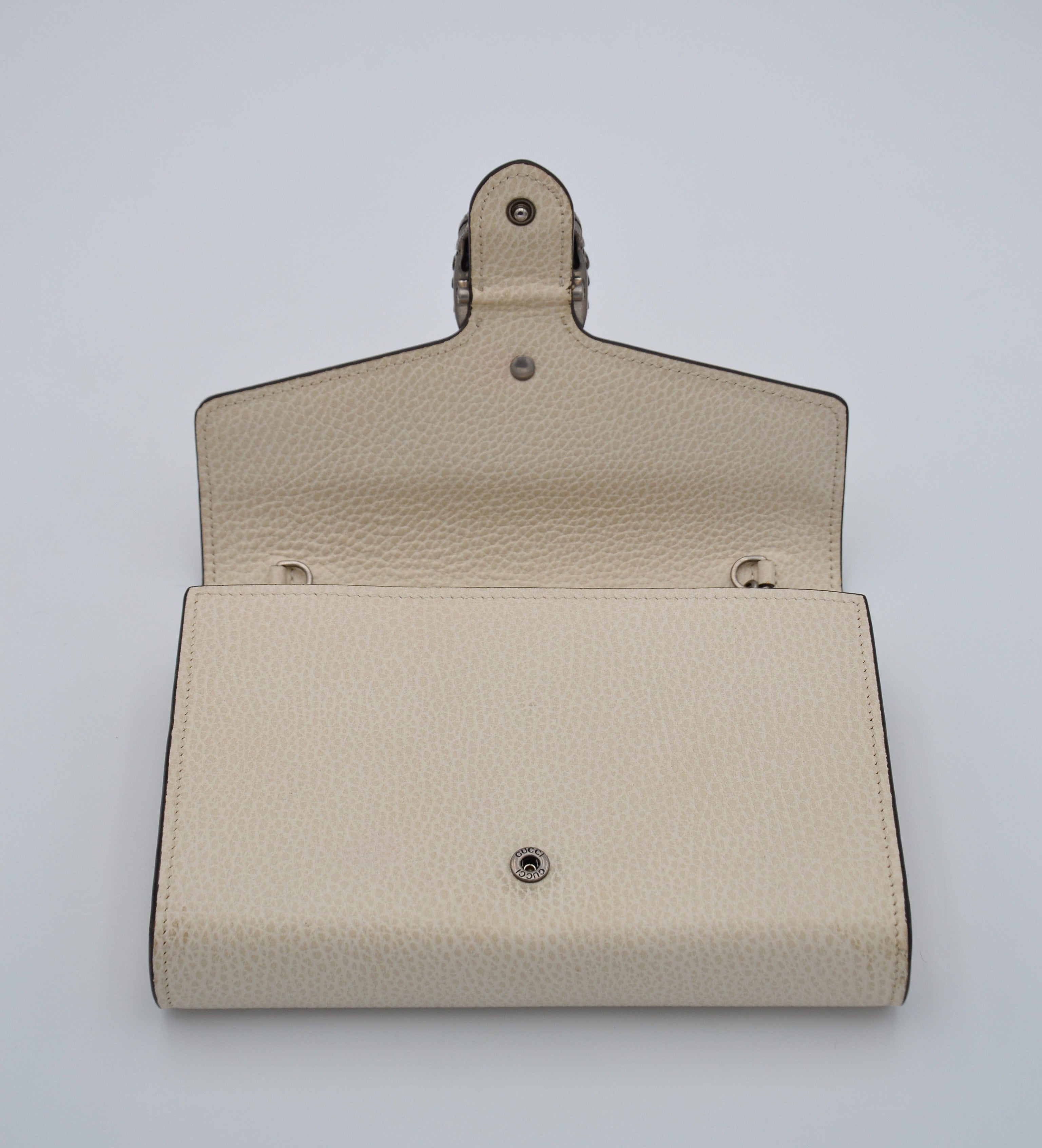 Dionysus Wallet On Chain Gucci Blanc