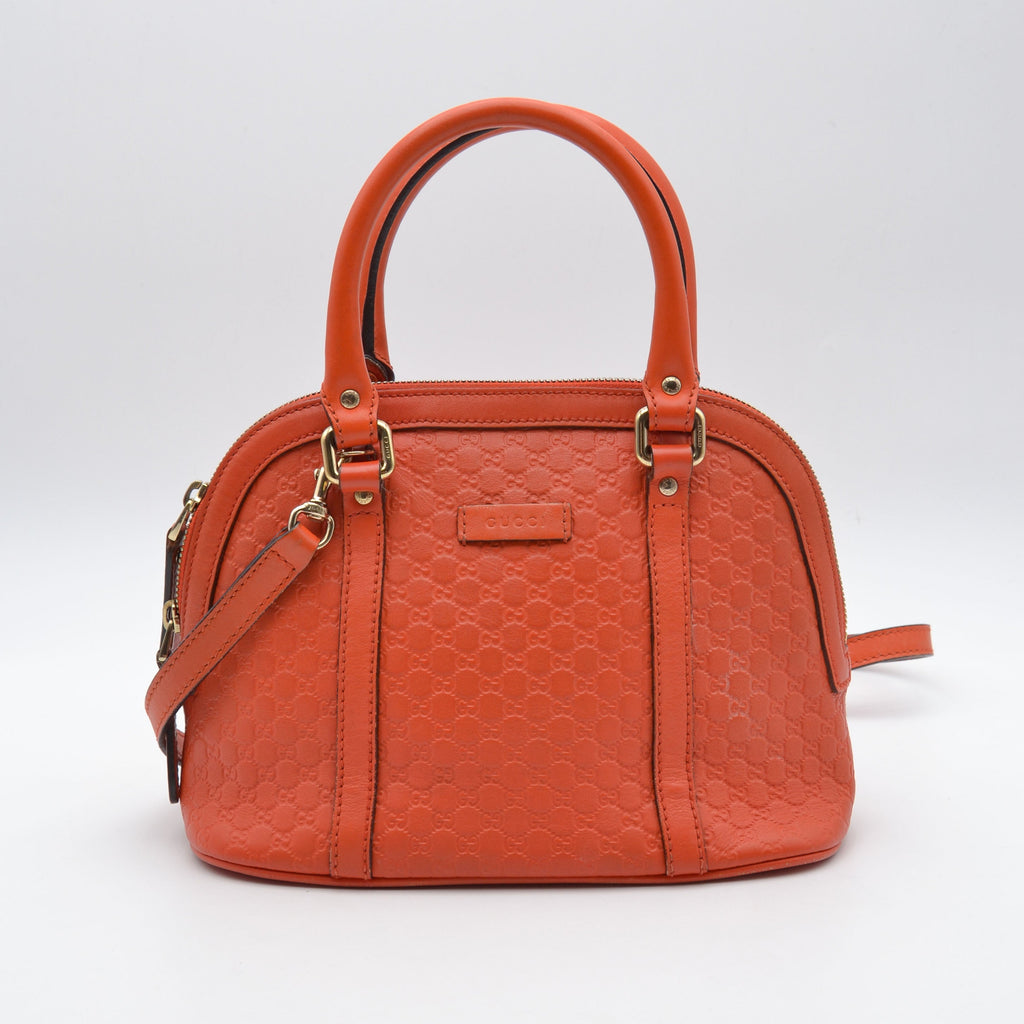 Sac Dome Guccissima Cuir Orange Mandarine