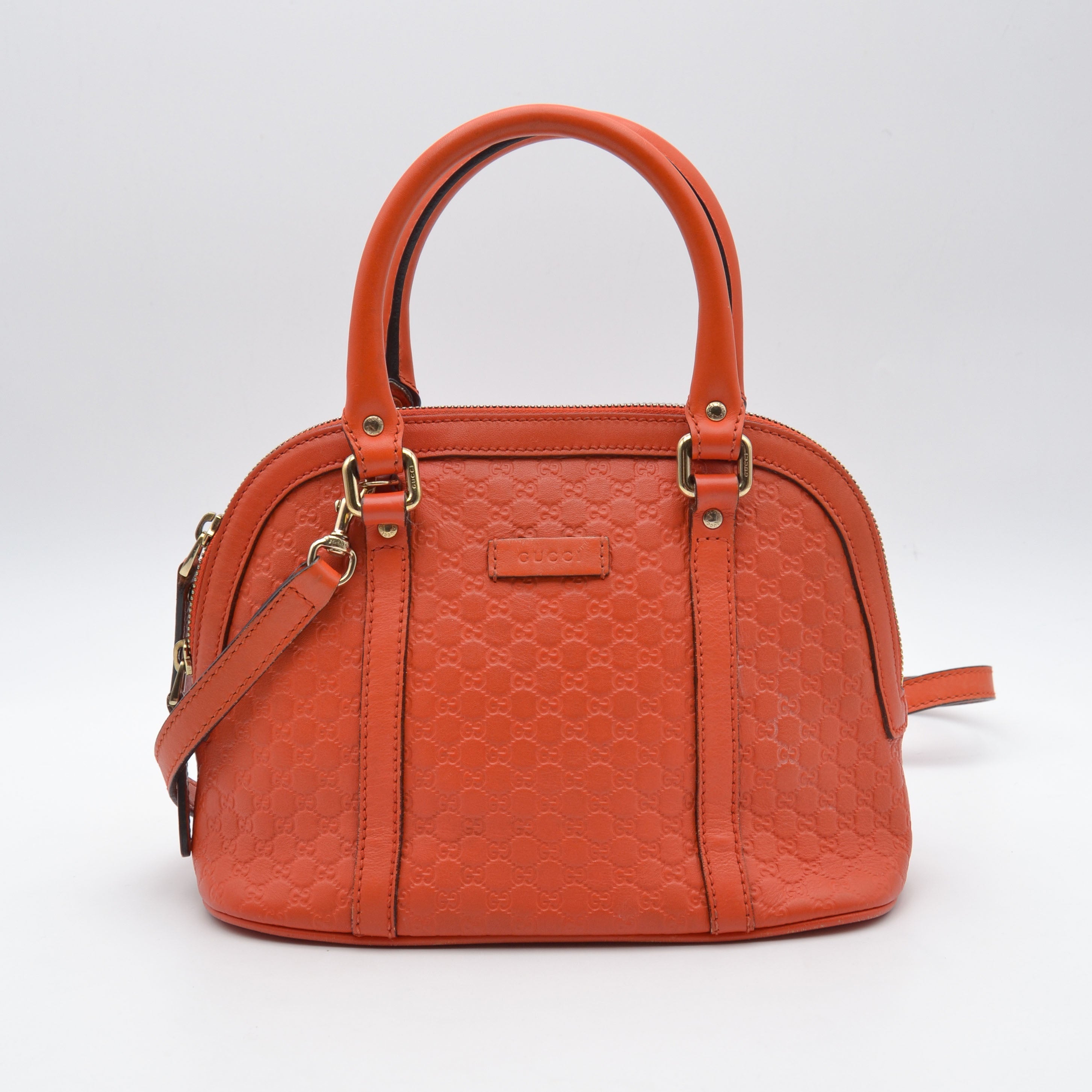 Sac Dome Guccissima Cuir Orange Mandarine