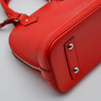 Louis Vuitton Alma Bb Cuir Épi Coquelicot