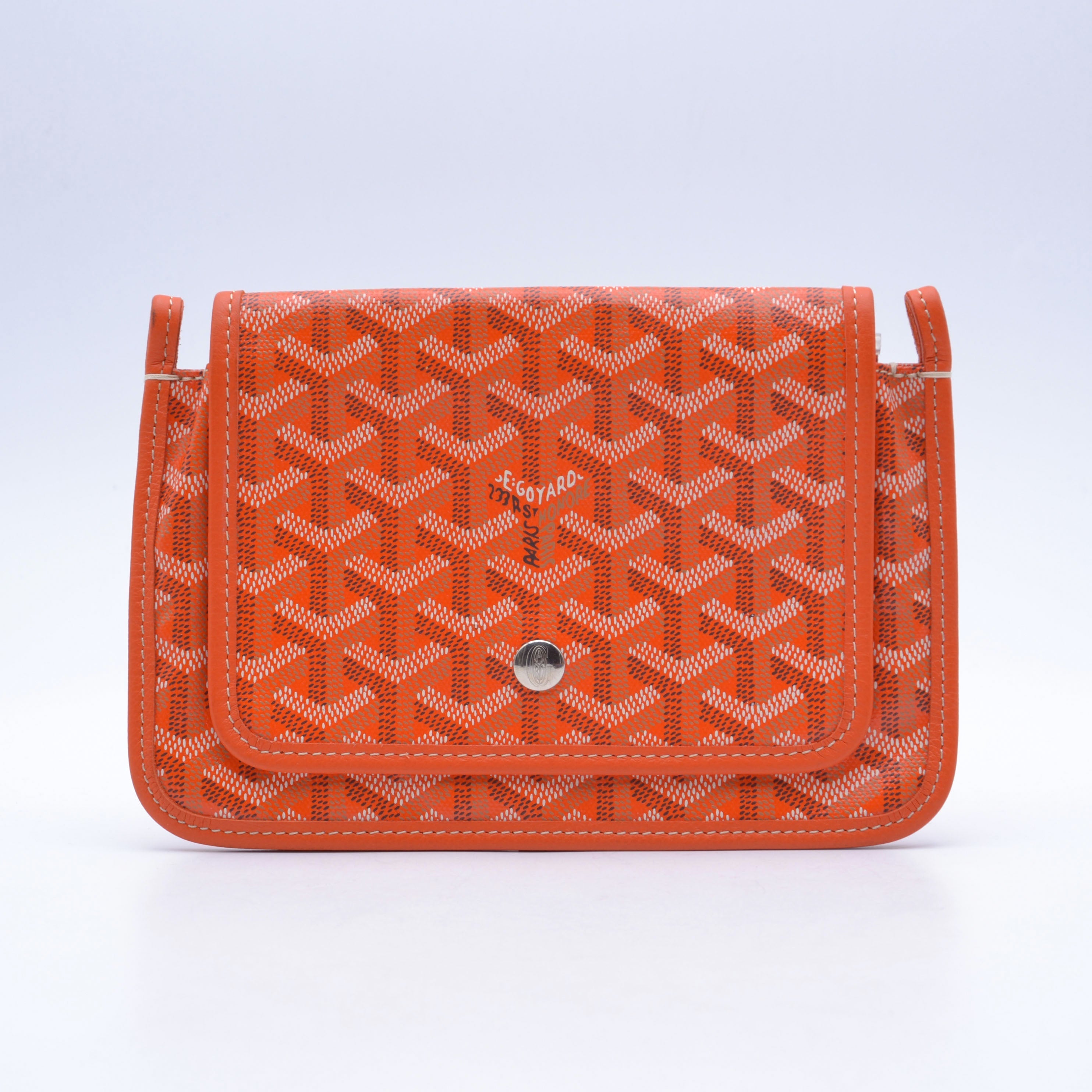 Goyard Plumet Pocket Wallet Goyardine Orange