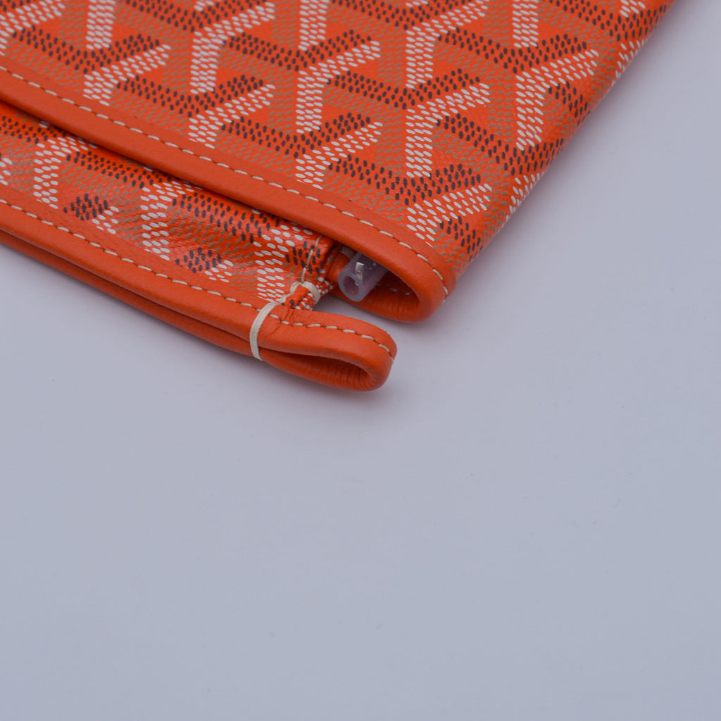 Goyard Plumet Pocket Wallet Goyardine Orange