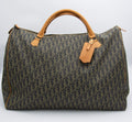 Sac De Voyage Dior Vintage En Toile Enduite Oblique