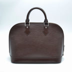 Louis Vuitton Alma Cuir Épi Chocolat