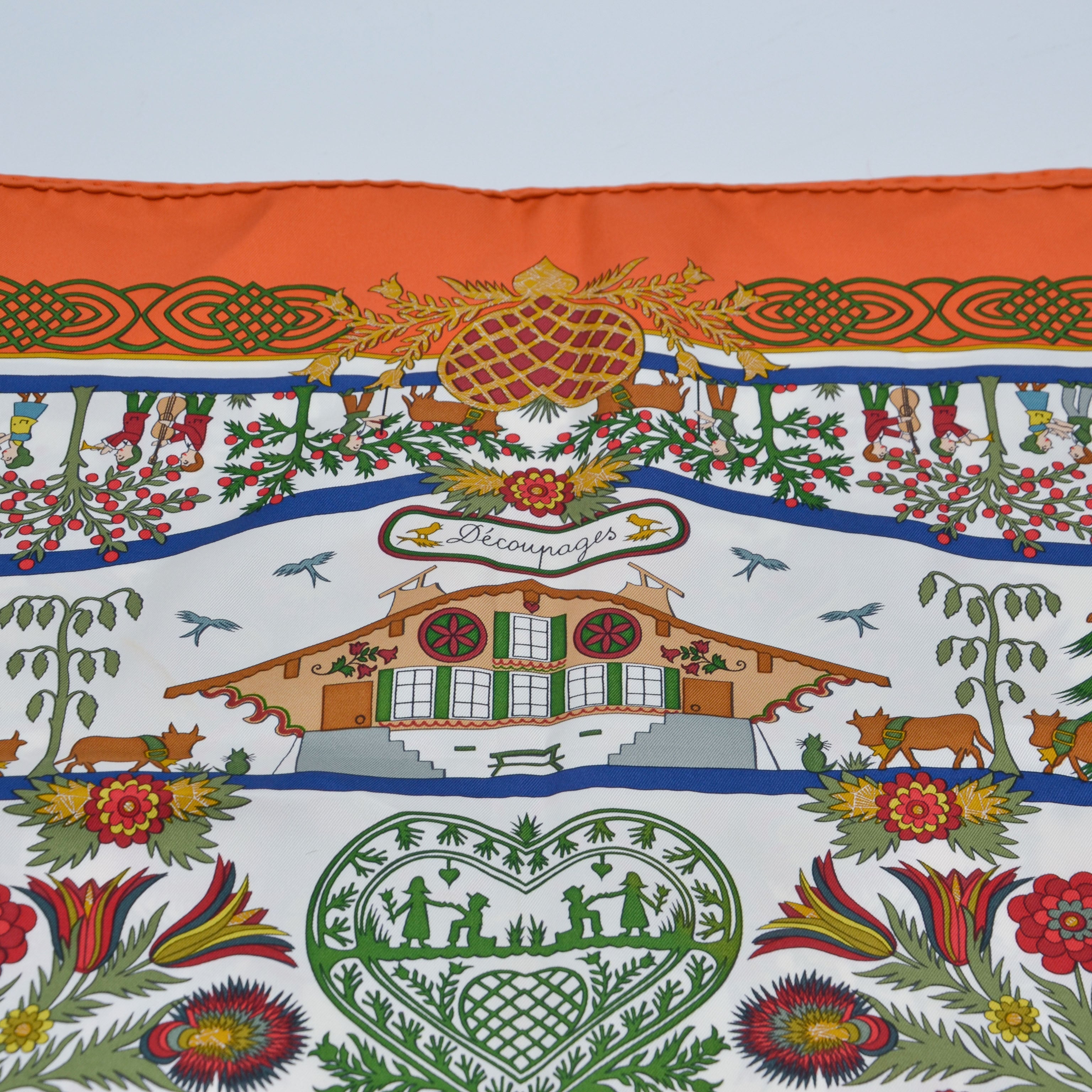 Foulard Hermès "Découpages"