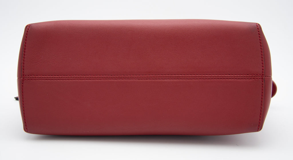 Fendi By The Way Medium Red Leather Bag
